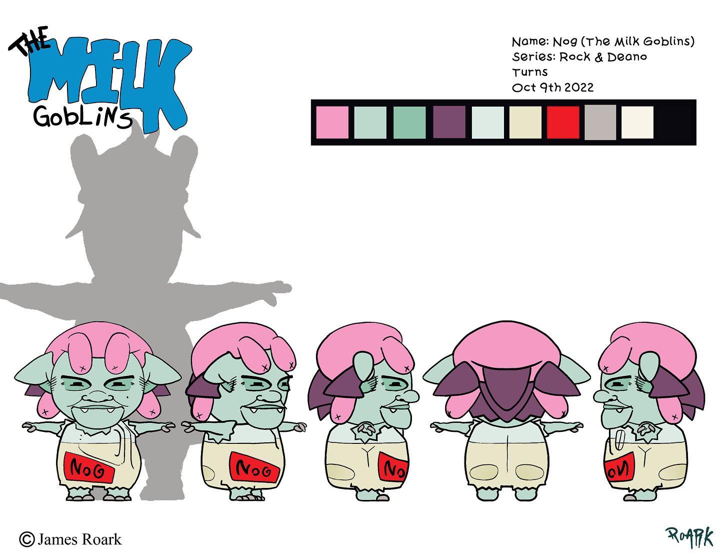 Rock & Deano - The Milk Goblin’s “Nog” 🥛😈 #cartoonart... | Facebook