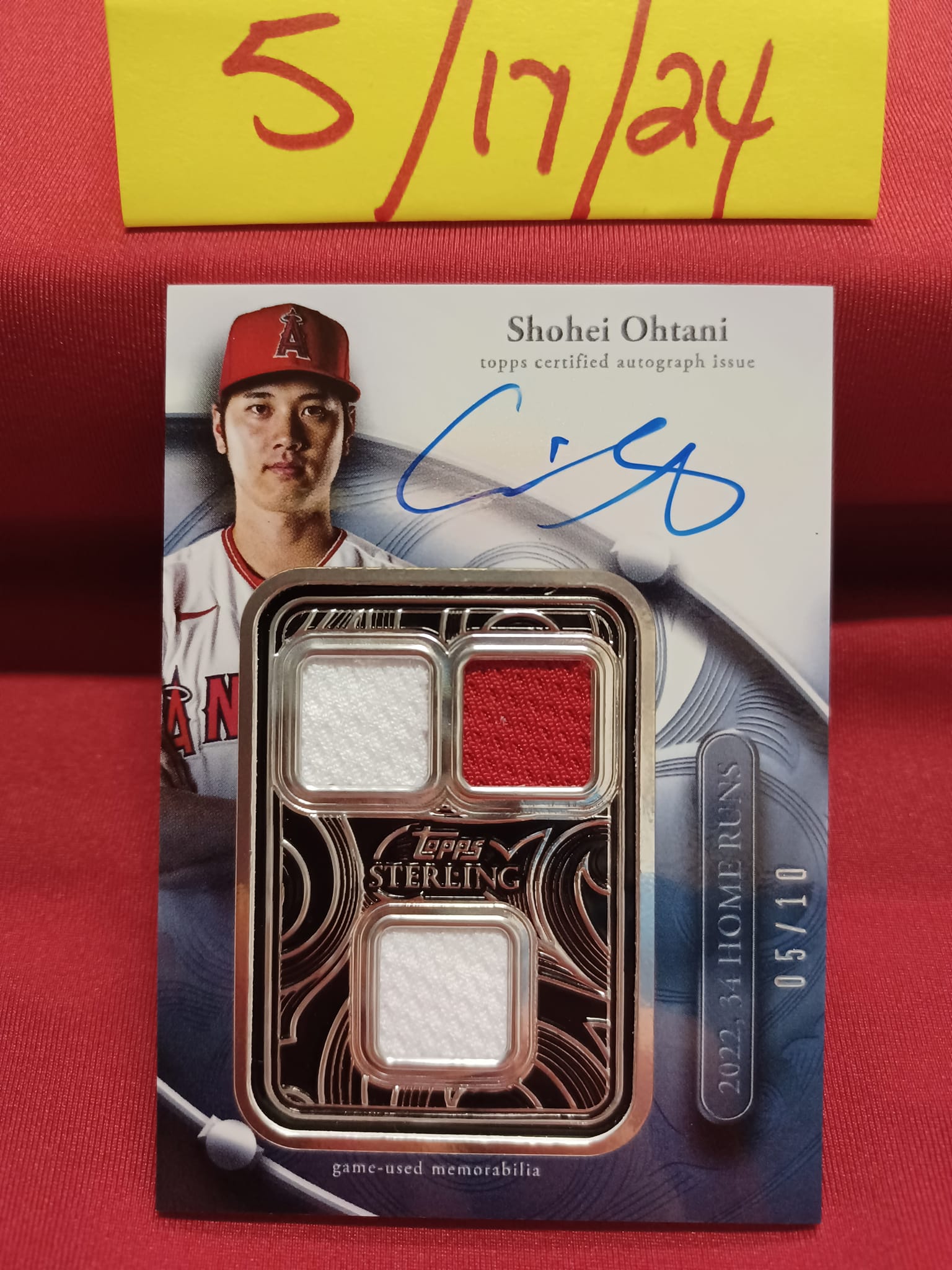 Rare 2024 Topps Tribute Ichiro & Ohtani dual autograph booklet