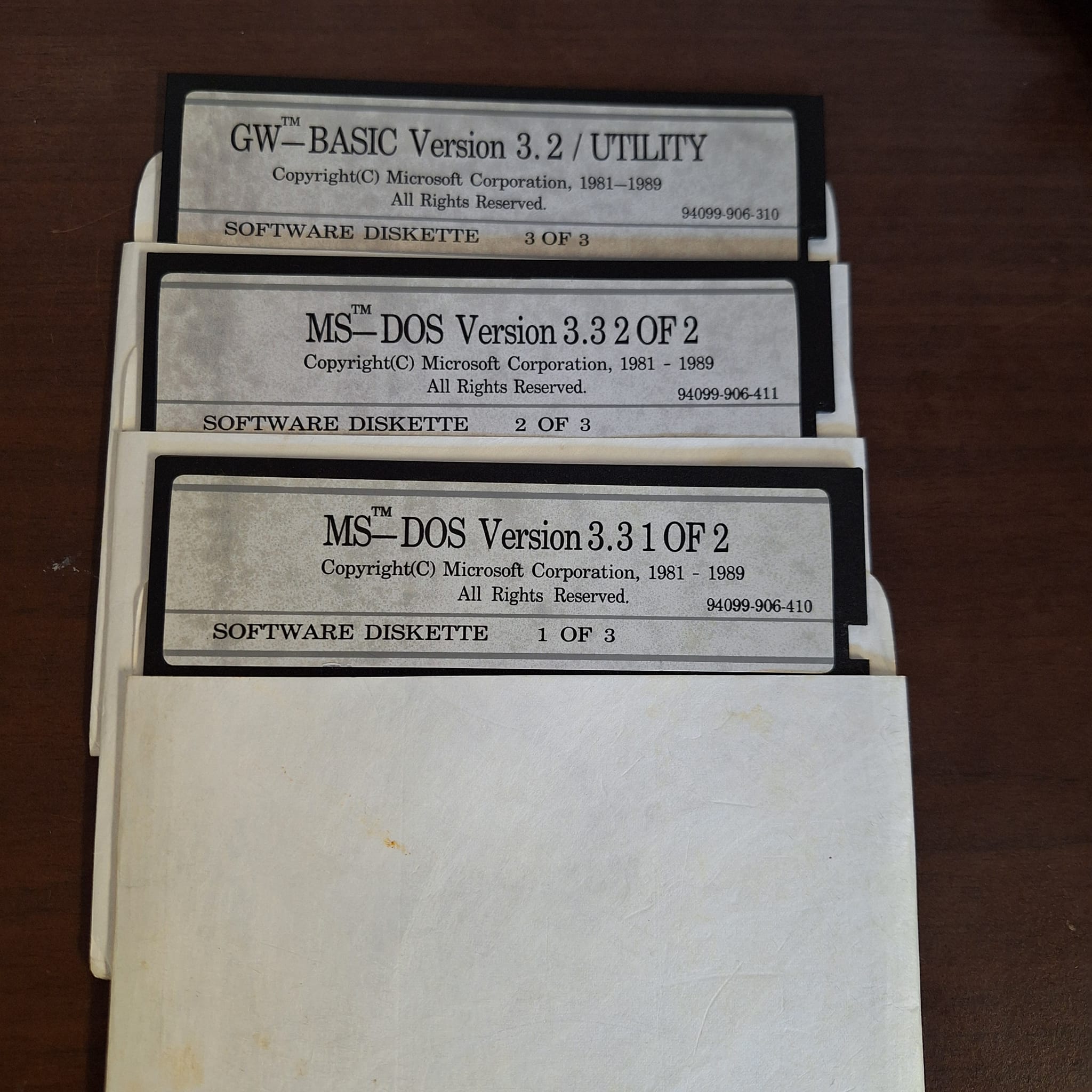 Cleaning up my things and found my first OS.