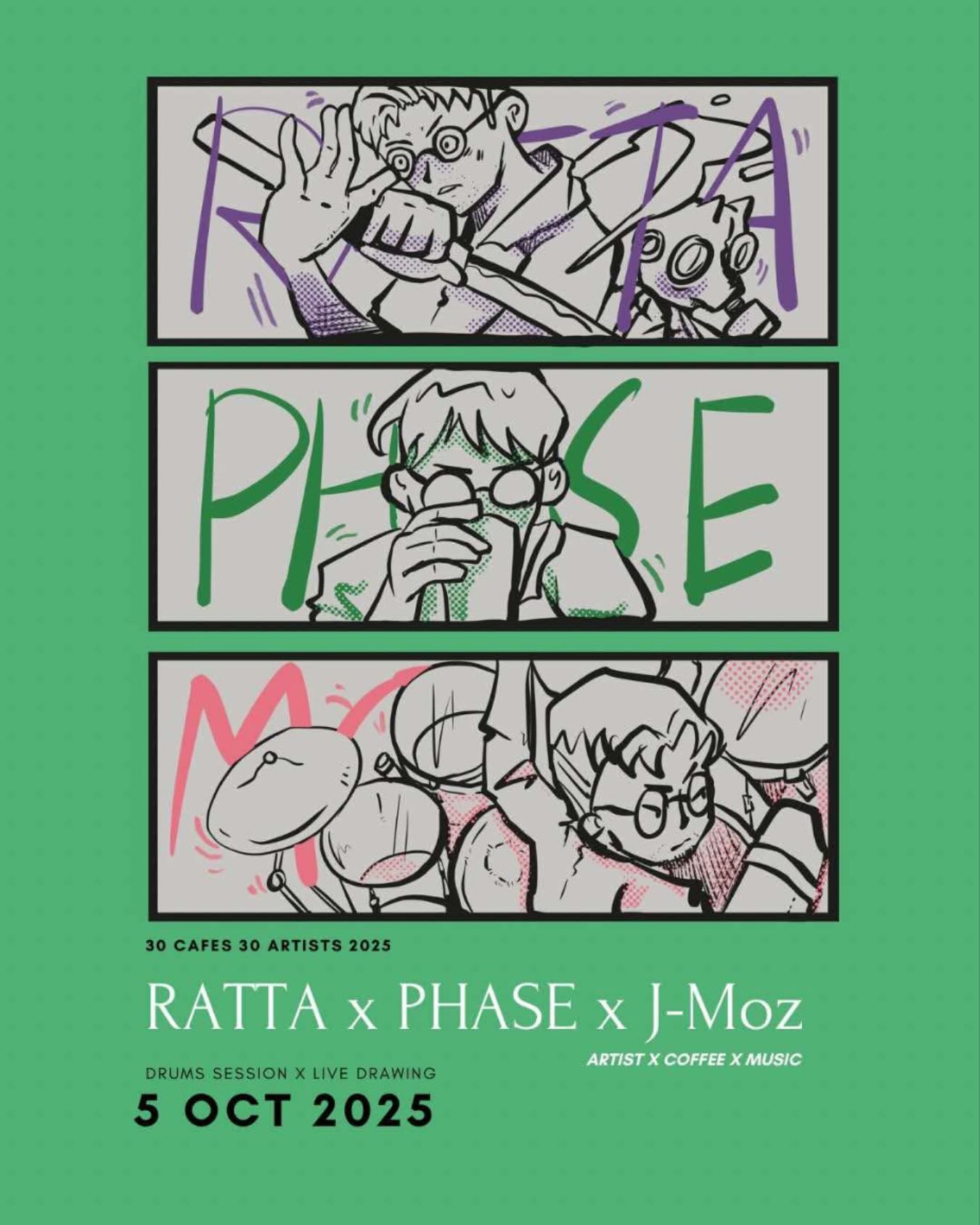 PHASE - 🎨 RATTA x PHASE x J-Moz ภาพ ดนตรี และกาแฟ กลายเป็นหนึ่งเดียว ...
