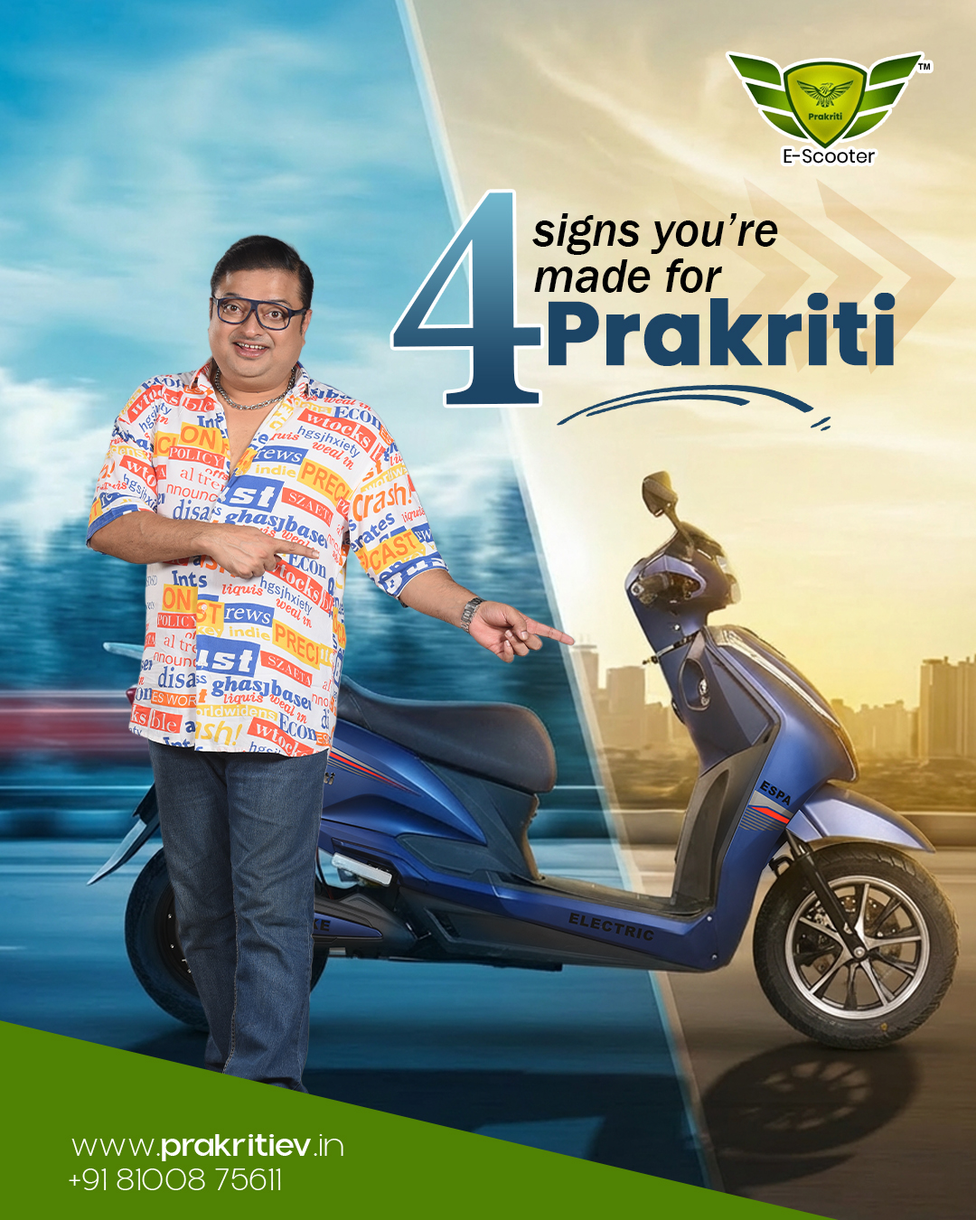 Prakriti Electric Scooty | Kolkata
