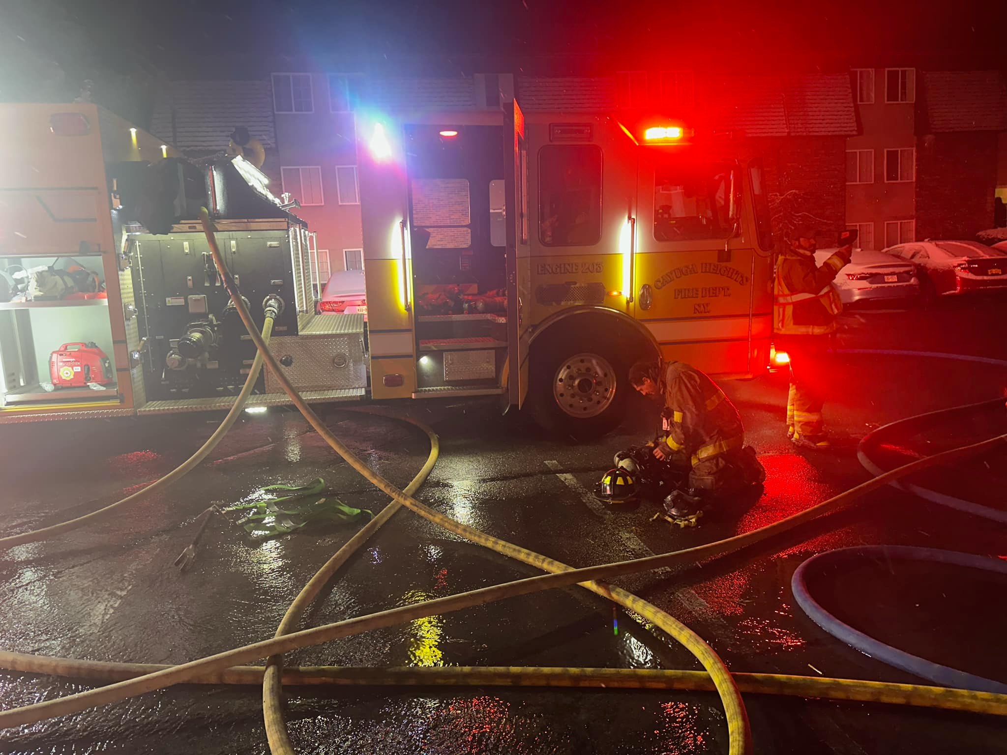 At 0430 today CHFD was... Cayuga Heights Fire Department