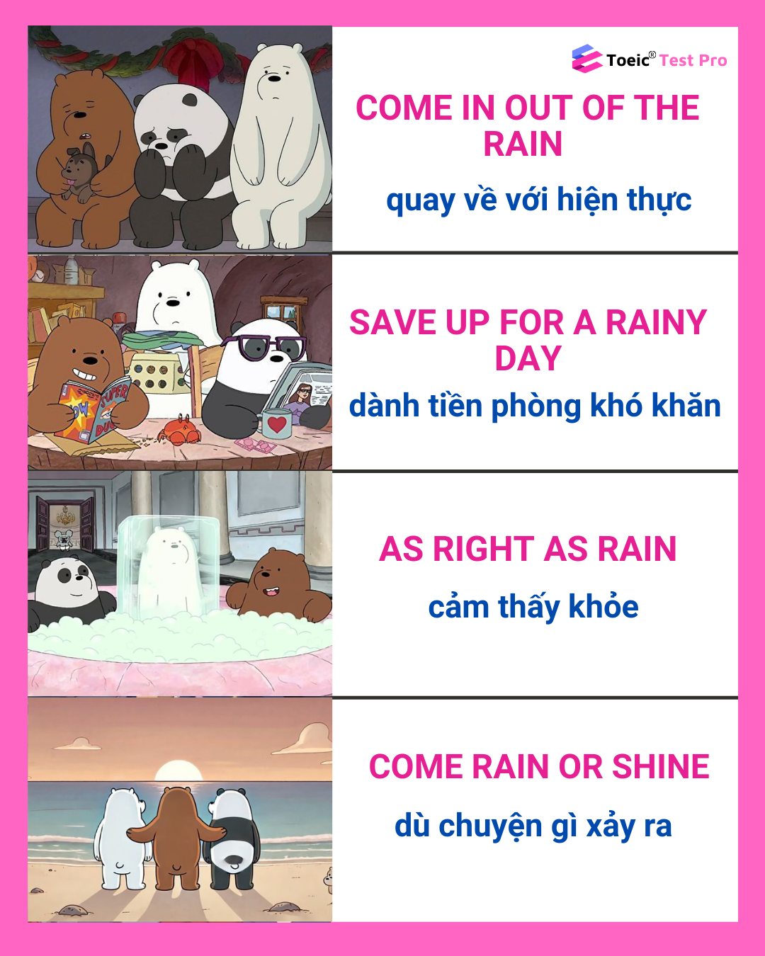 Estudyme - Các cụm từ hay về Rain cho ngày ngập lụt⛈ ------------ 🌐 ...