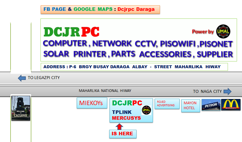 DCJR Computer Store albay | Daraga
