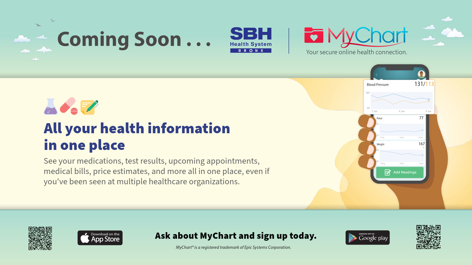 SBH - #DYK? MyChart is coming soon to SBH Health System. You will be ...