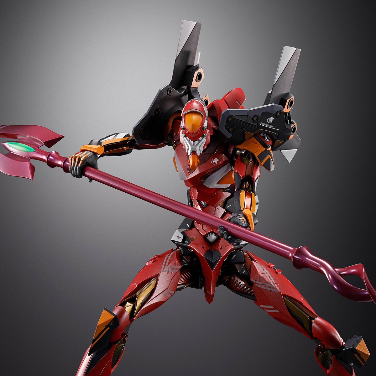 METAL BUILD EVA-02 PRODUCTION MODEL 30th with the spear of Cassius 