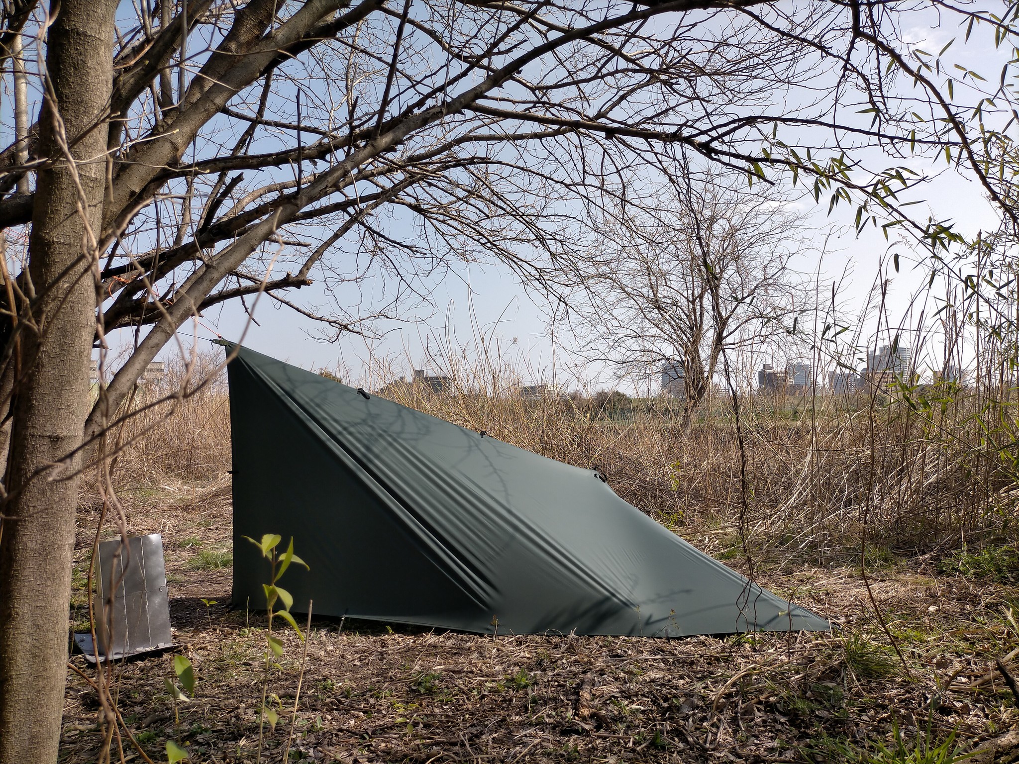 Hello from Japan I'm always with DD tarp super light 2.9x3