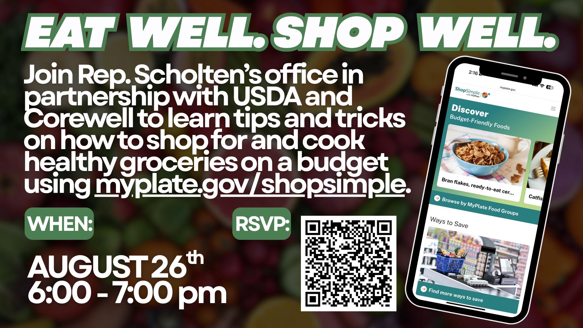 This Tuesday, August 26th, I’m... - Rep. Hillary Scholten | Facebook