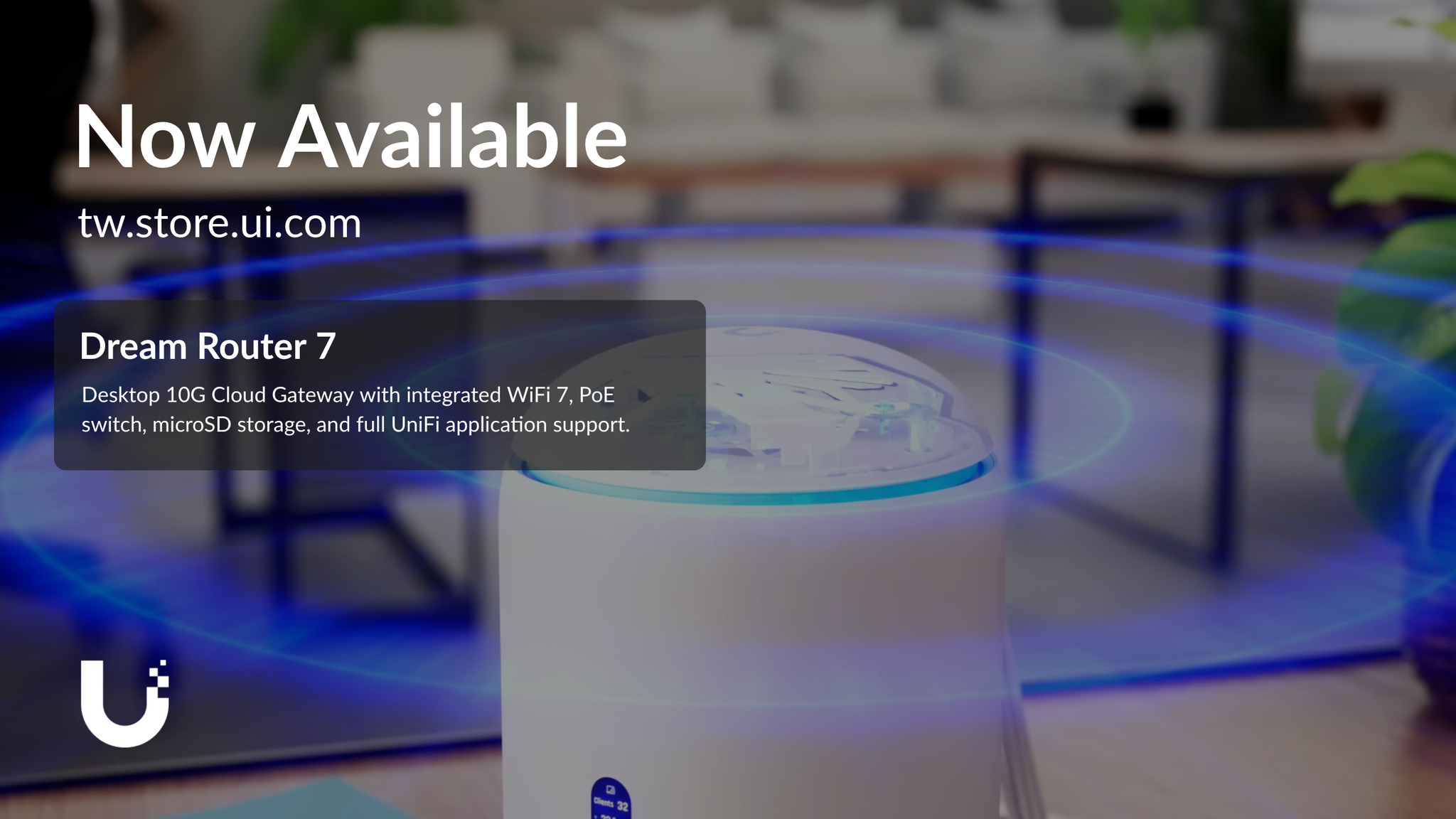 Ubiquiti - 最新の Dream Router 7 がついに登場！ WiFi 7、10Gアップリンク、PoE対応4ポートスイッチ ...