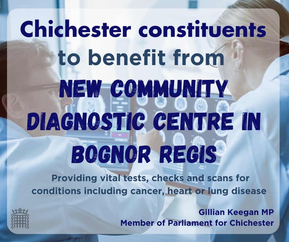 Gillian Keegan - 🩺NEW COMMUNITY DIAGNOSTIC CENTRE TO... | Facebook