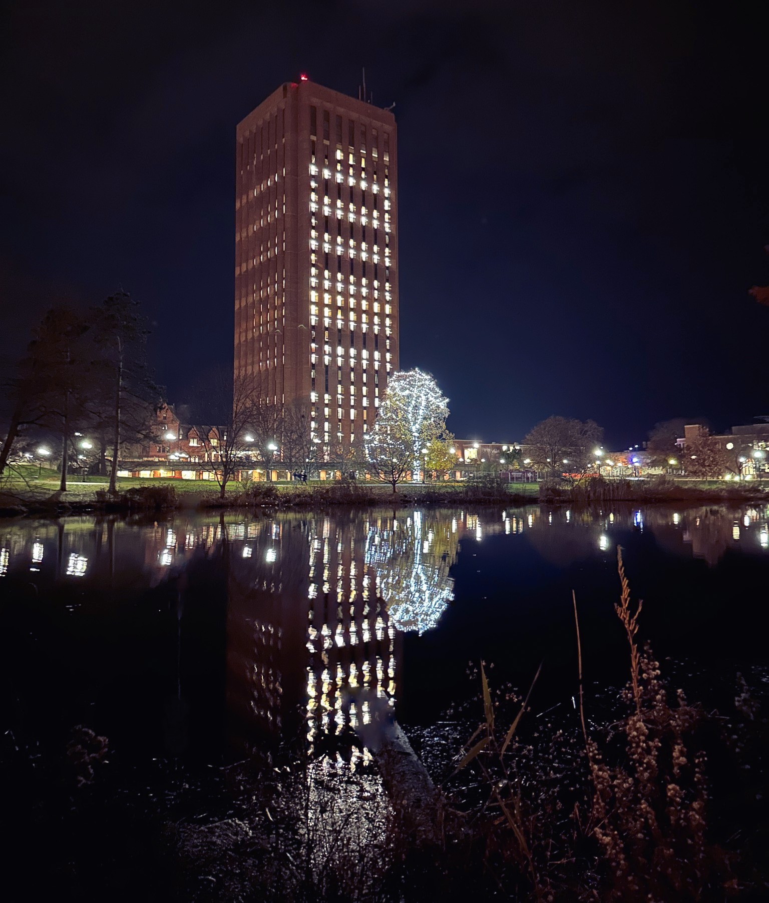 umass-amherst-a-calm-still-night-on-the-umassamherst
