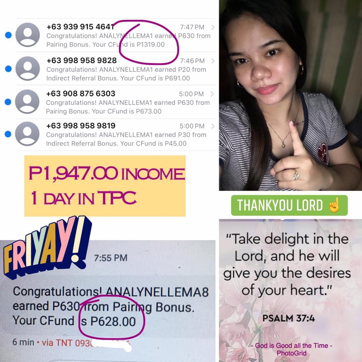 4 digits income today... - Eloadingbusinessbypurplen-Analyn | Facebook