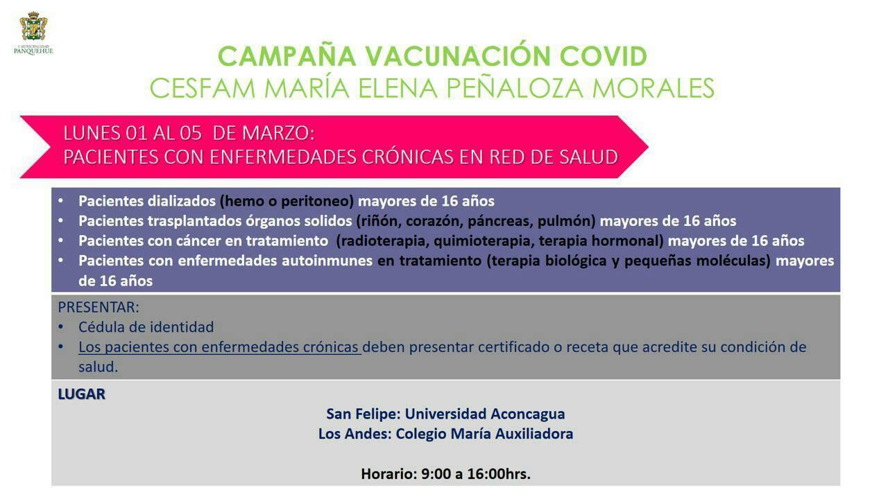 📌 Información Importante...... - Codelo Cesfam Panquehue