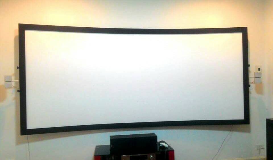 LED Projector - จอยอดนิยม Fix Frame โค้ง ขนาด 130 นิ้ว... | Facebook