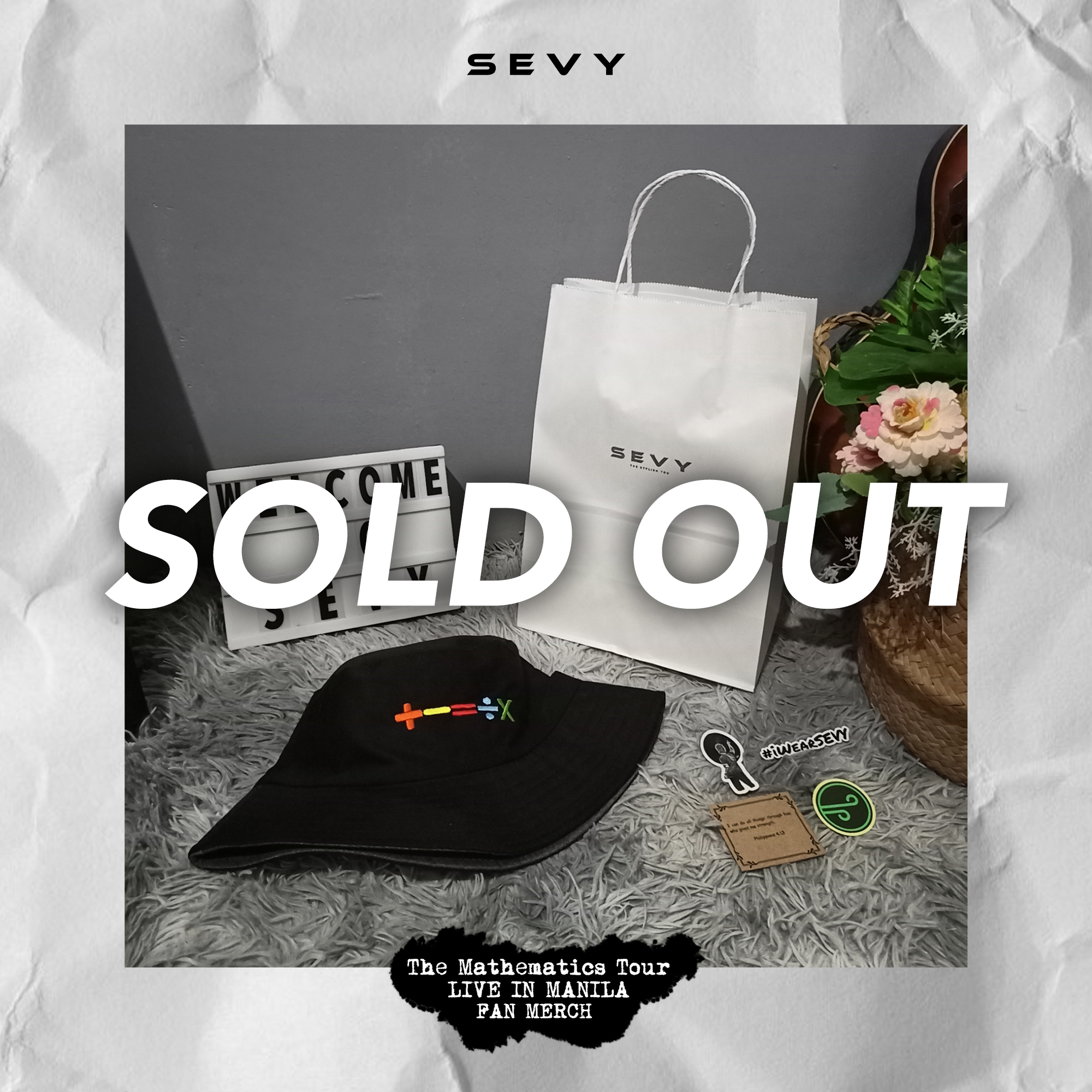 SEVY - The LIMITED EDITION Ed Sheeran The Mathematics Tour...