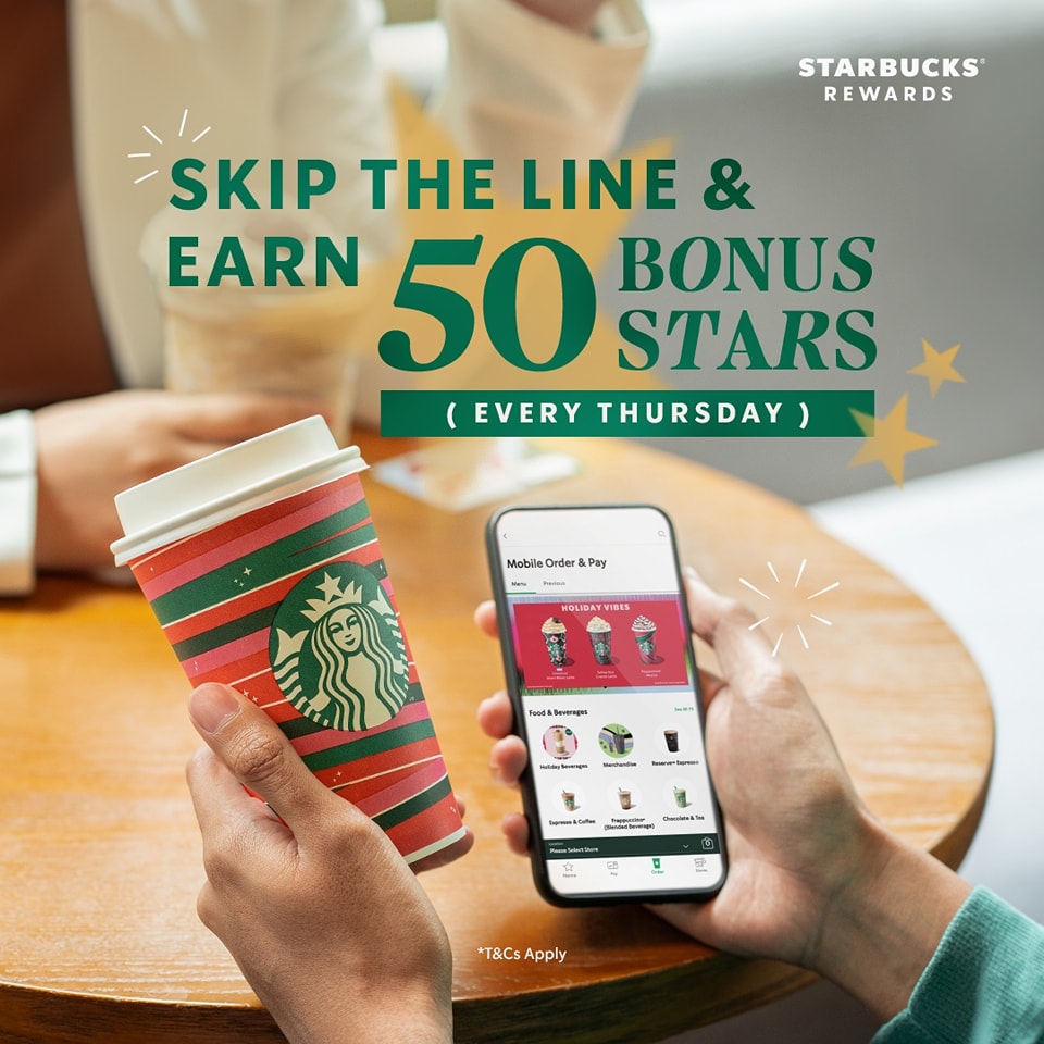 Earn 50 Bonus STARS every Thursdays... - Starbucks Malaysia | Facebook