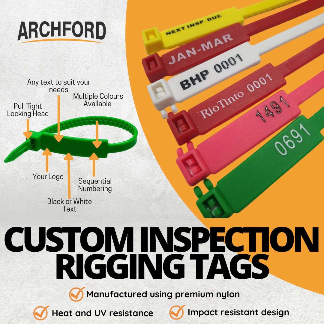 Archford - CUSTOM INSPECTION RIGGING TAGS Custom... | Facebook