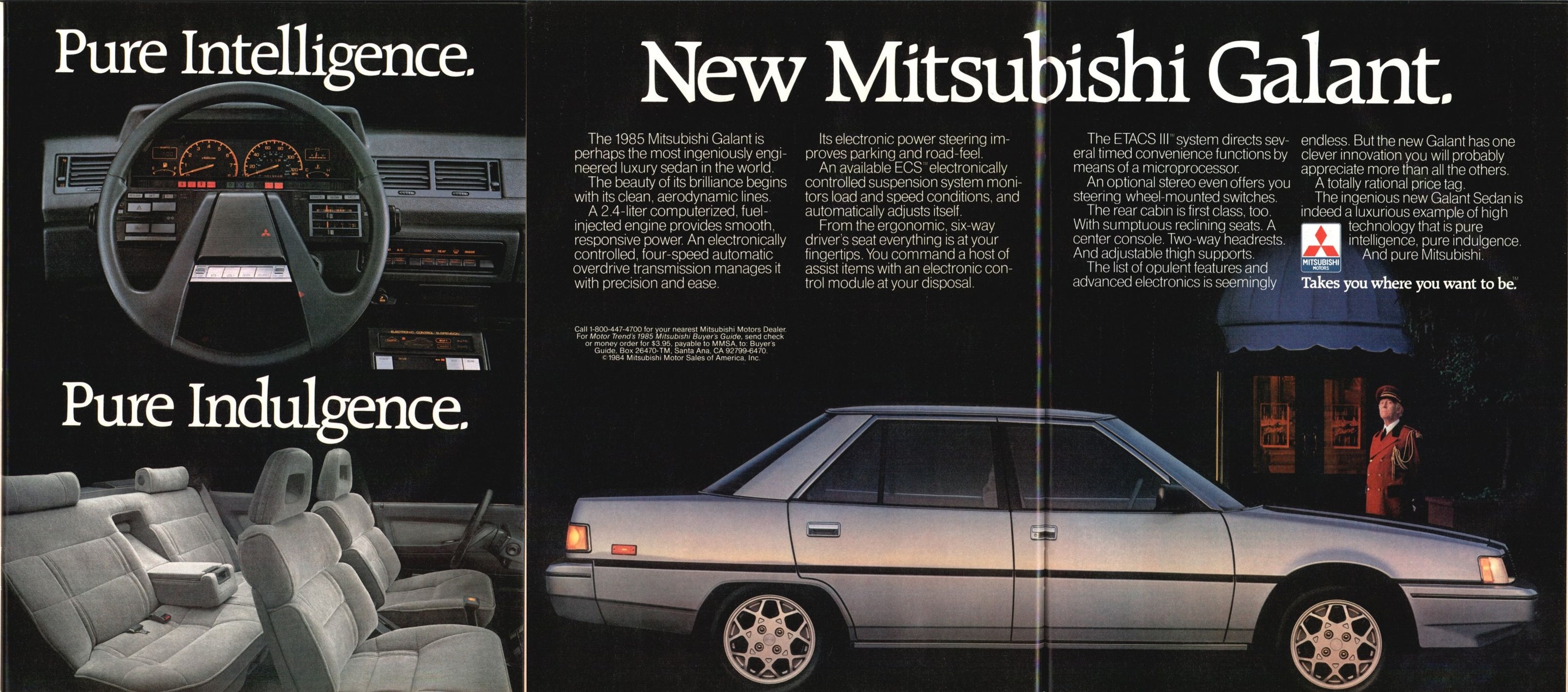 Mitsubishi Galant 1800 Super Touring advertisement 1985