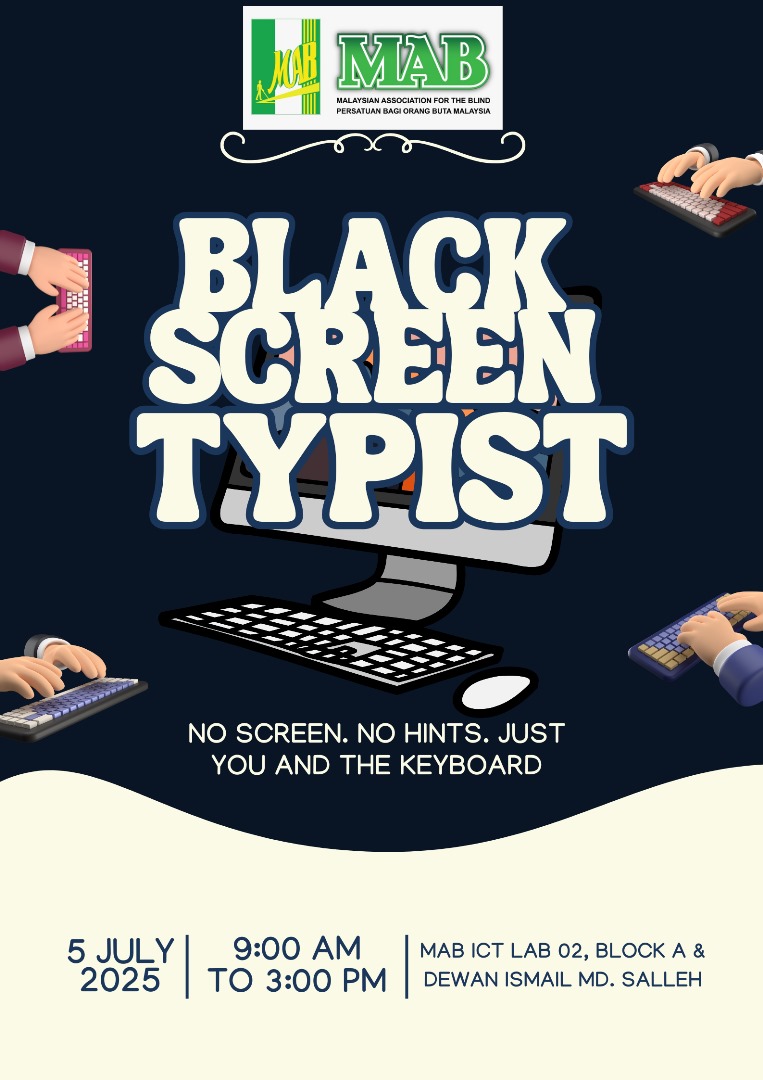 Malaysian - BLACK SCREEN TYPIST COMPETITION 2025 🕶 No Screen. No Hints ...