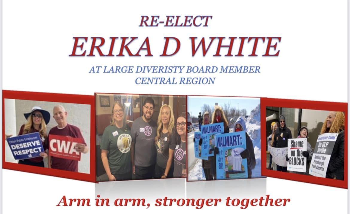 Erika D White CWA At-Large Central Region Diversity Member