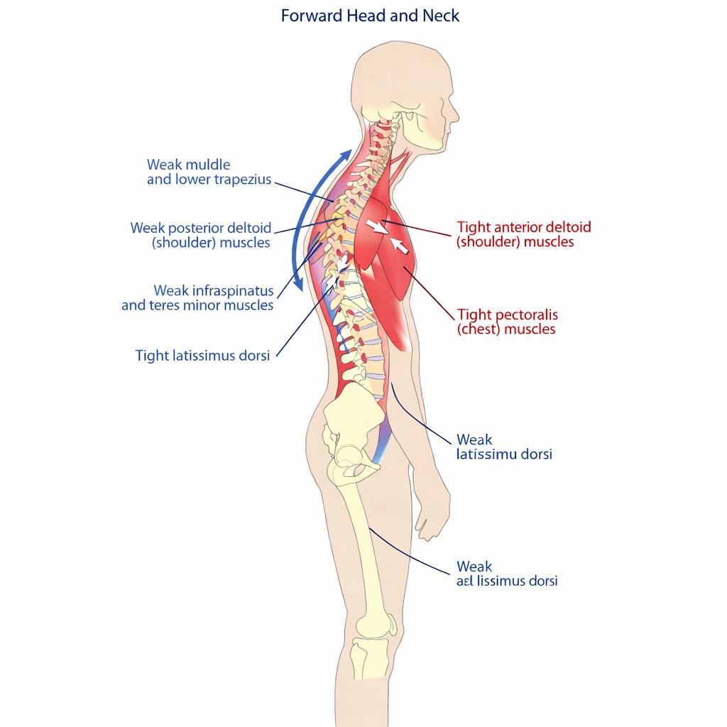 Knowledge3dart - 📱🧠 FORWARD HEAD & NECK POSTURE How Modern Lifestyle Is ...