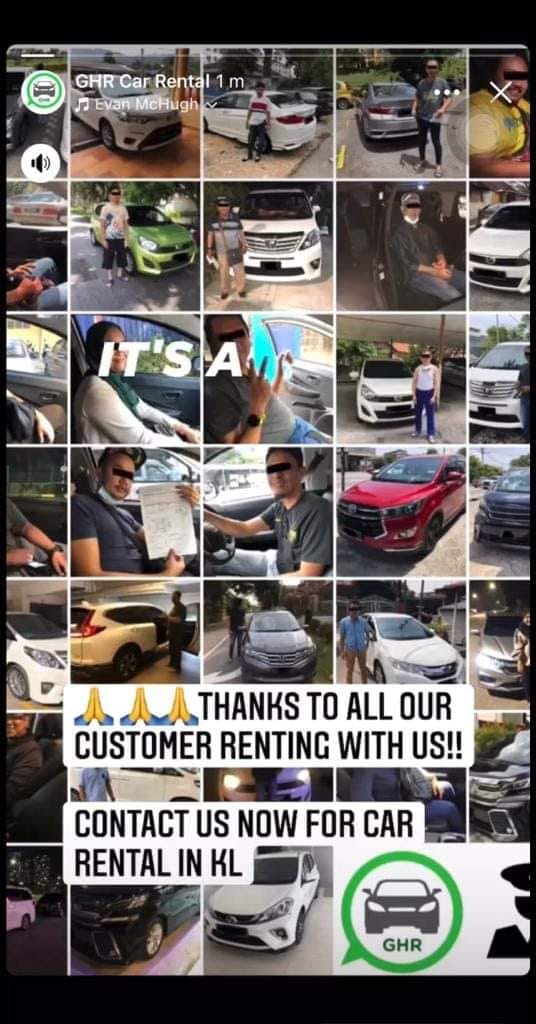 GHR - Various car available MPV, SUV, Sedan & small car. . . KL Car ...