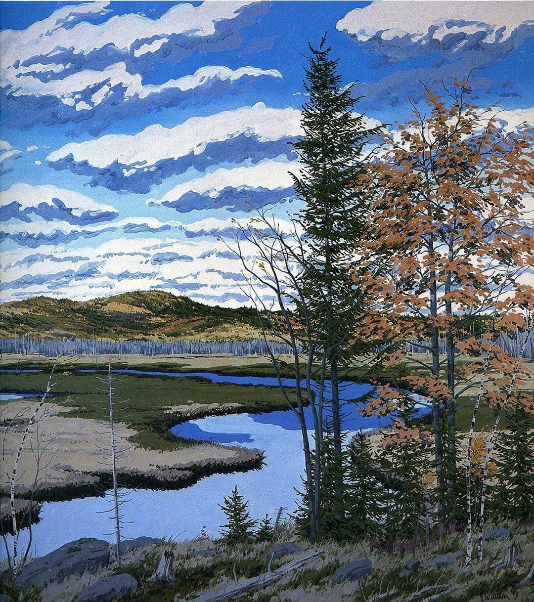 Neil Welliver's Birches painting