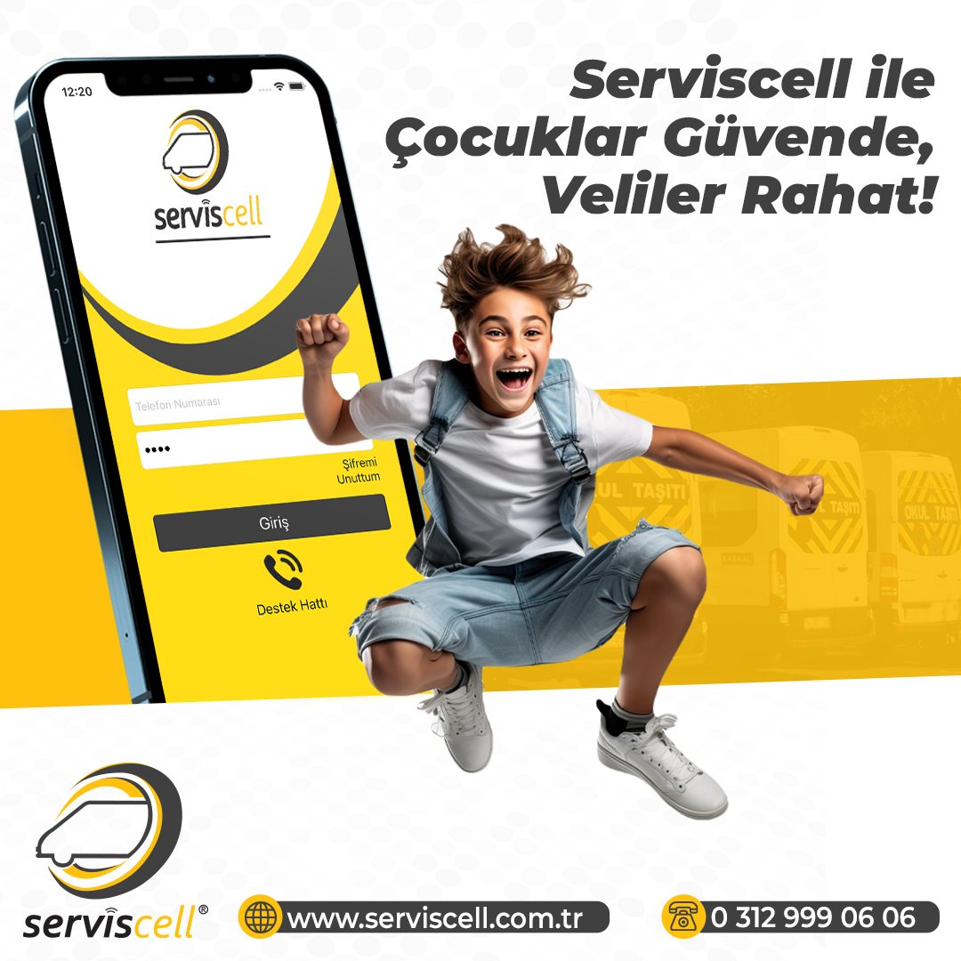 Serviscell - Serviscell, velilerin endişelerini azaltırken, çocukların