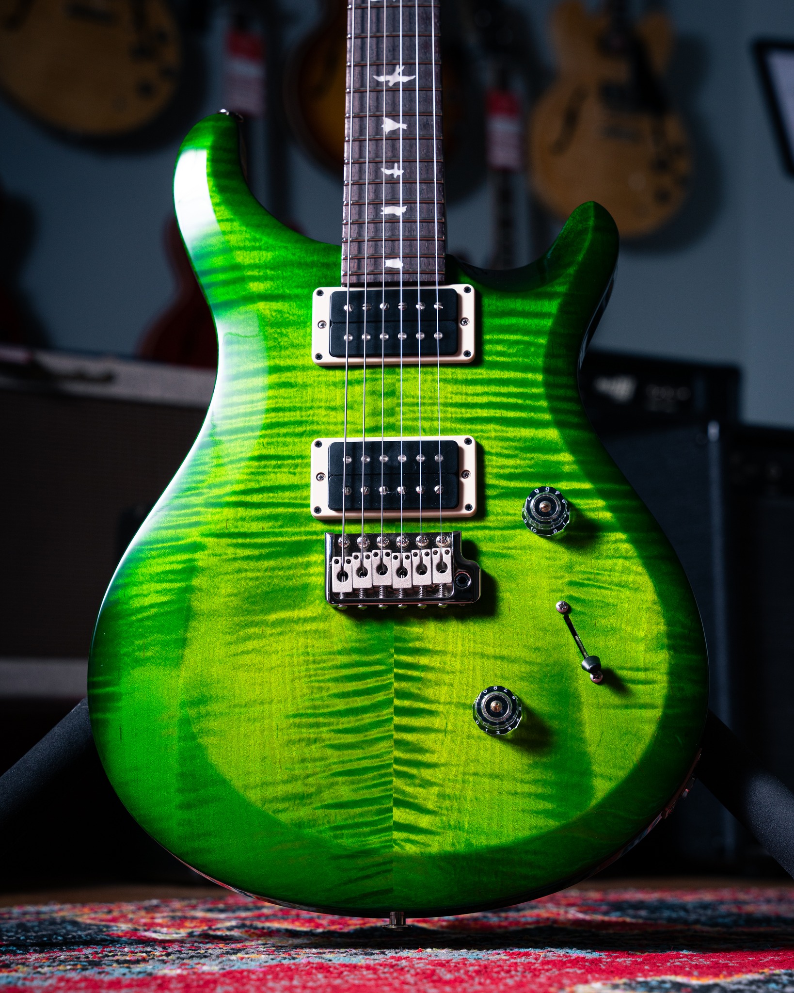 Lets see those PRS guitars. 2012 custom 24 Eriza Verde.