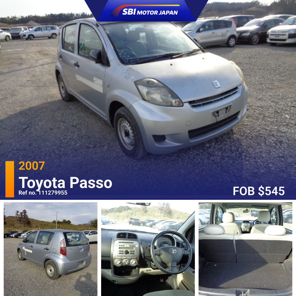 2007 Toyota Passo for sale in Misawa