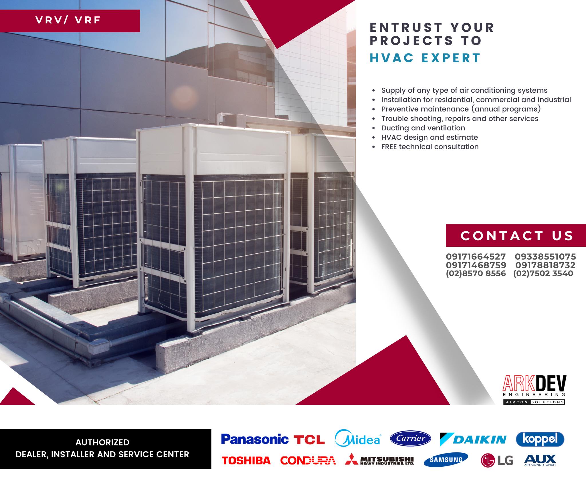 Looking for reliable HVAC solutions... - Arkdev Engineering