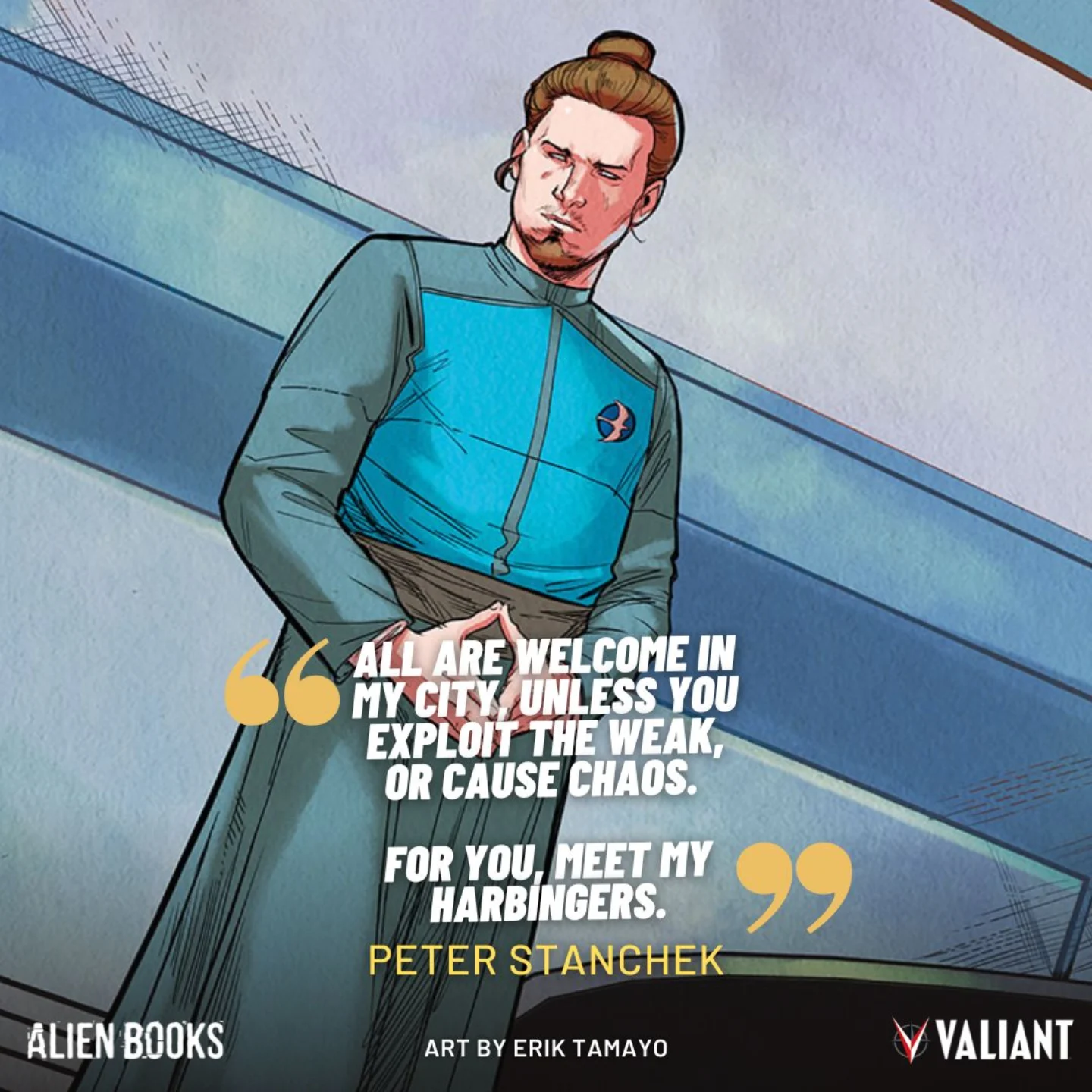 Alien - MEET THE ALL-NEW HARBINGER TEAM! Introducing: Peter Stanchek. A ...