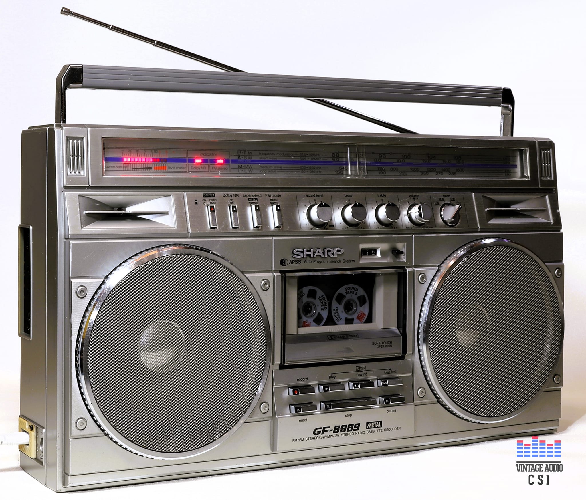 Sharp GF-8989, APSS, ALC, Dolby B, 1981-82.