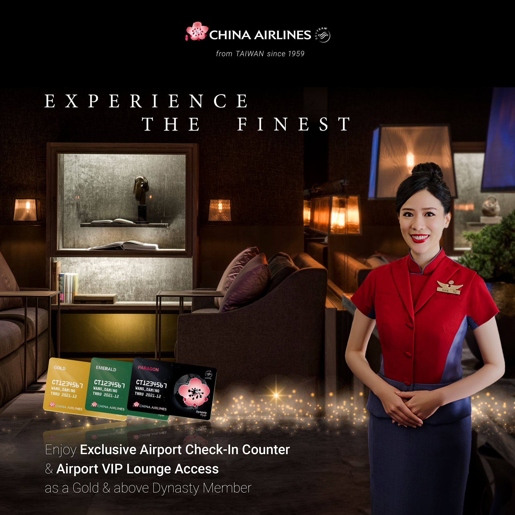 🌟 Become our Dynasty Flyer Elite... - China Airlines 中華航空