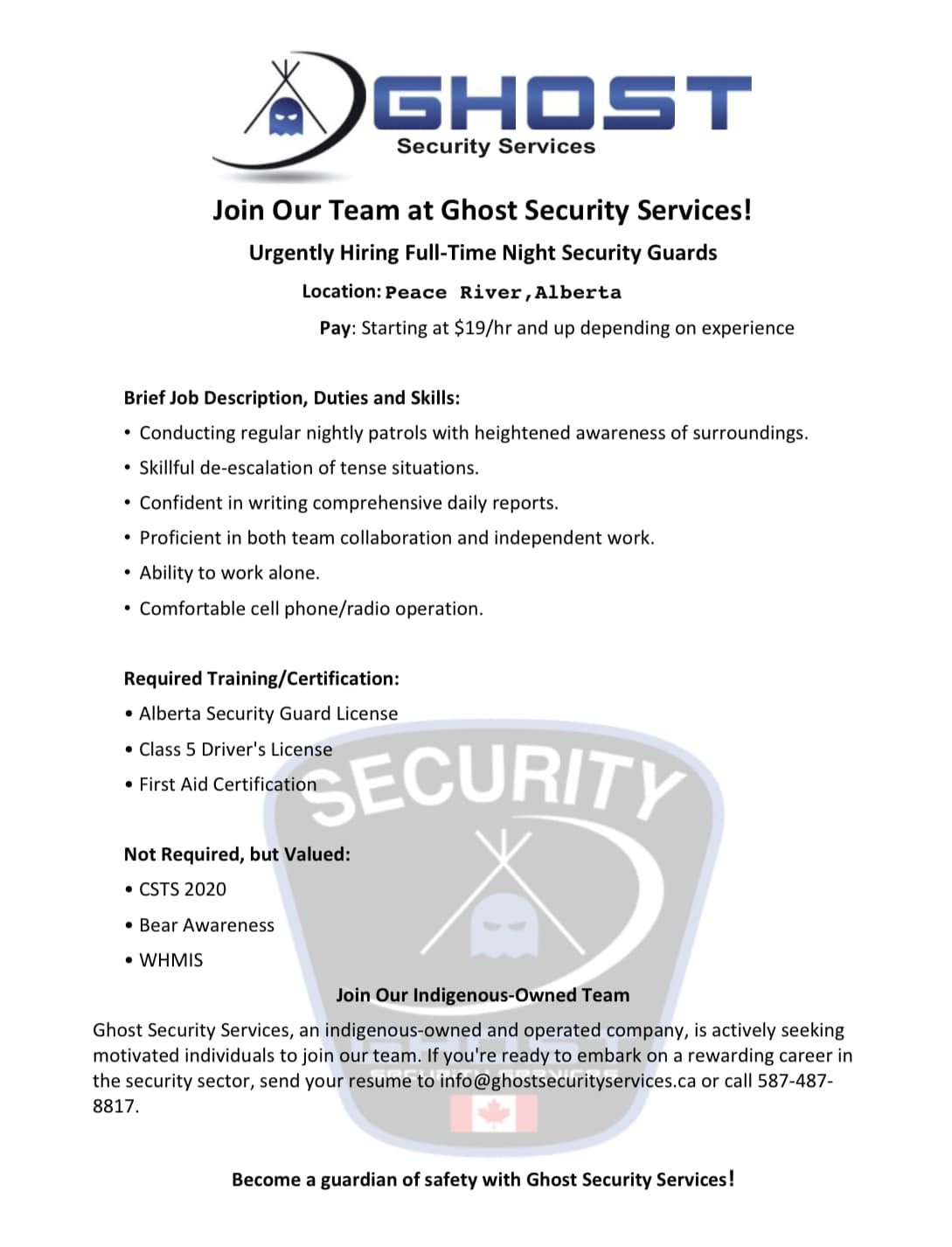 Ghost Security Services