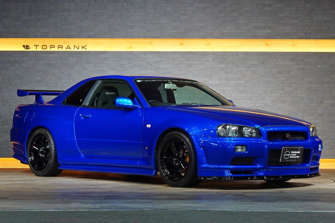 R34 GTR V-spec II car, one of two sold outside of Japan