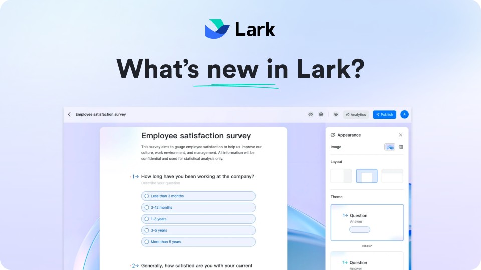 Lark - We released some exciting new features this month 🎉...