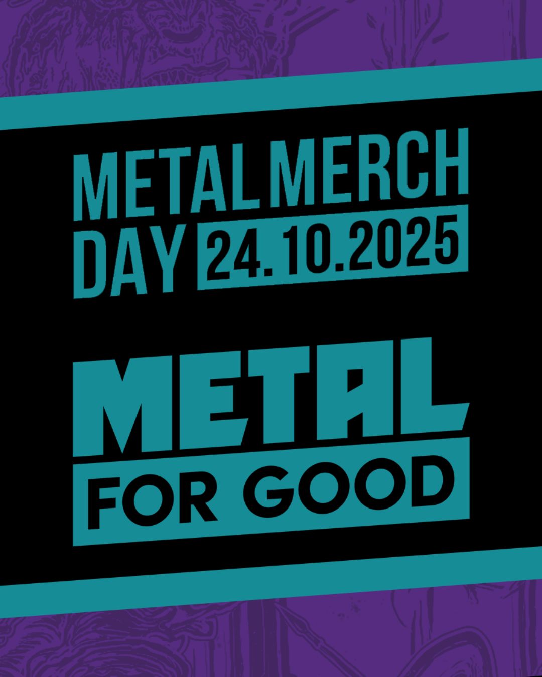 Metal For Good - 🤘 METAL MERCH DAY 2025!! 🤘 🖤 On 24th... | Facebook