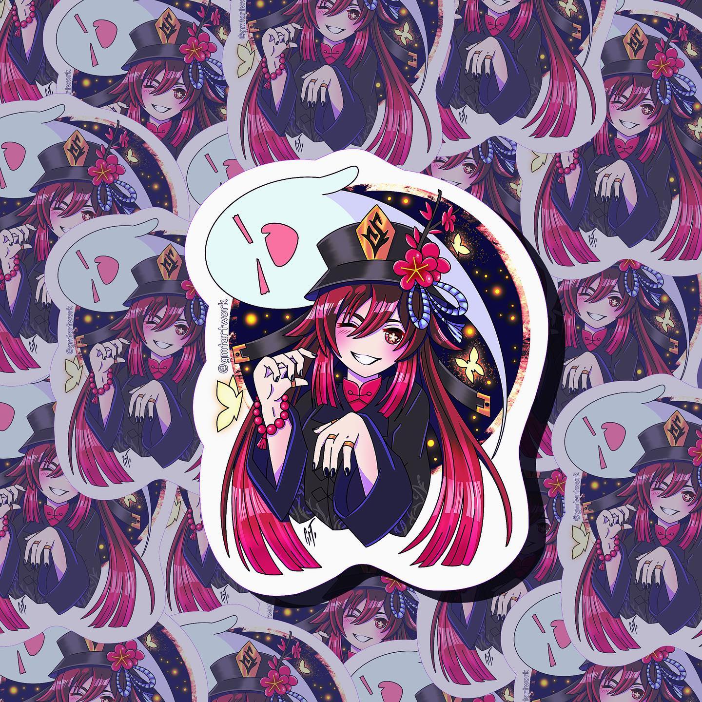 GMT Artwork - Here’s more sticker designs from Genshin...