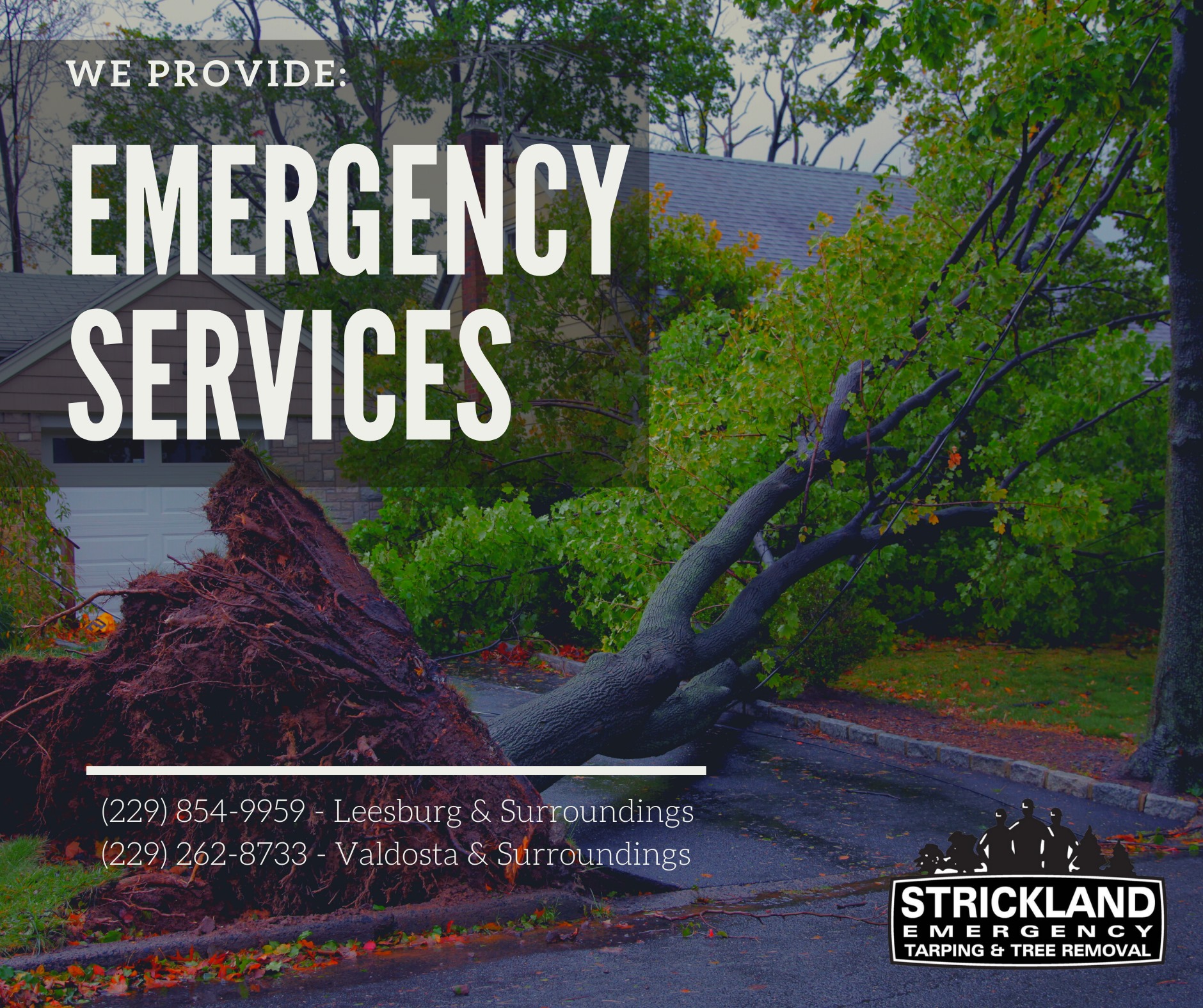 Strickland Emergency Tarping &amp; Tree Removal | Leesburg GA