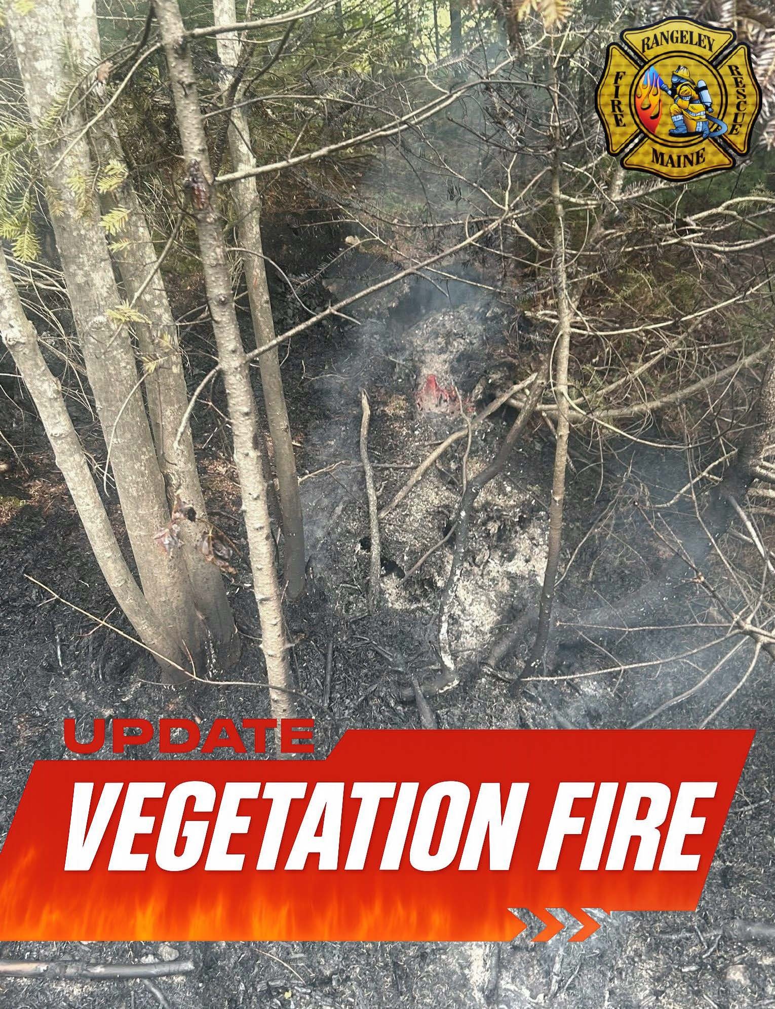 Rangeley - FOR IMMEDIATE RELEASE August 8, 2025 Vegetation Fire ...
