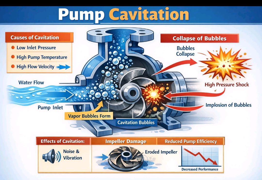 Fire-fighting - Pump cavitation is a phenomenon in which vapor bubbles ...