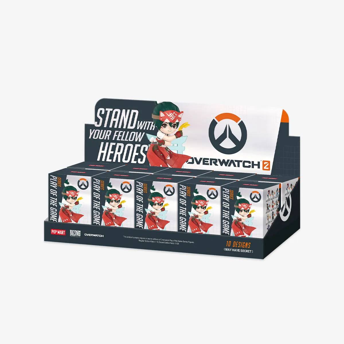 Overwatch figurines available at Pop Mart stores