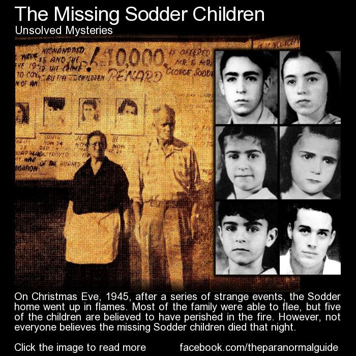 The Paranormal - The Missing Sodder Children Unsolved Mysteries At ...