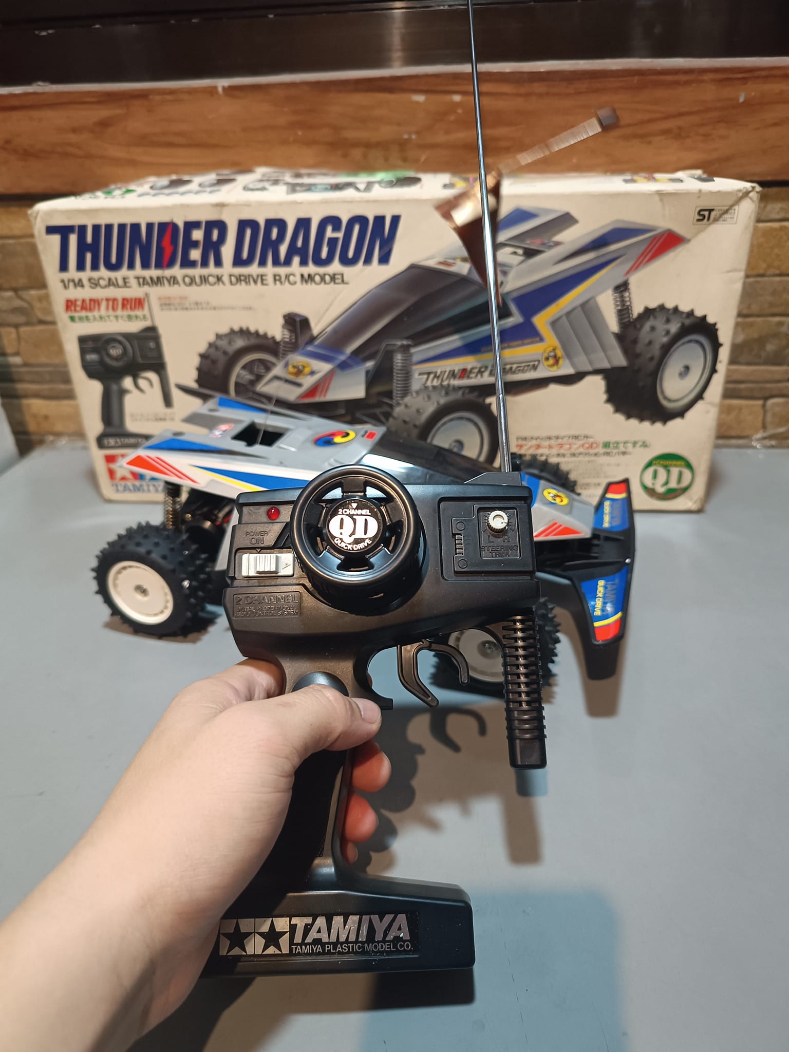 Upgrading my vintage Tamiya Thunder Dragon RC