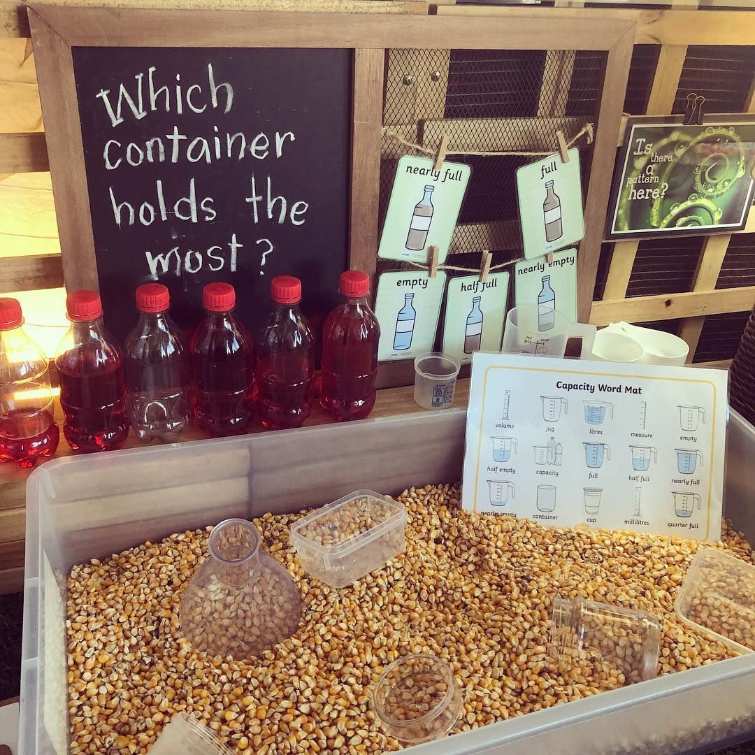 Exploring capacity. I like the corn... - my teaching cupboard | Facebook