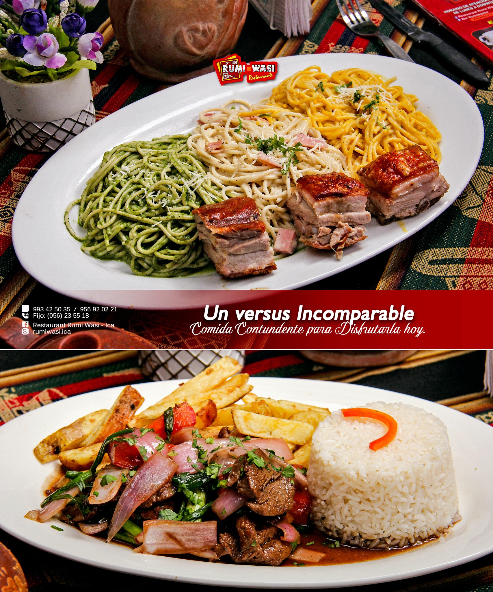 Restaurant Rumi Wasi - Ica - Este #Sábado1 de enero atención normal # ...