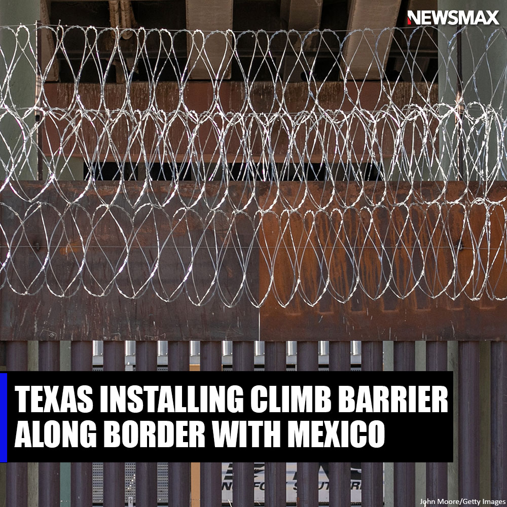 NEWSMAX - The Texas National Guard is installing a new...