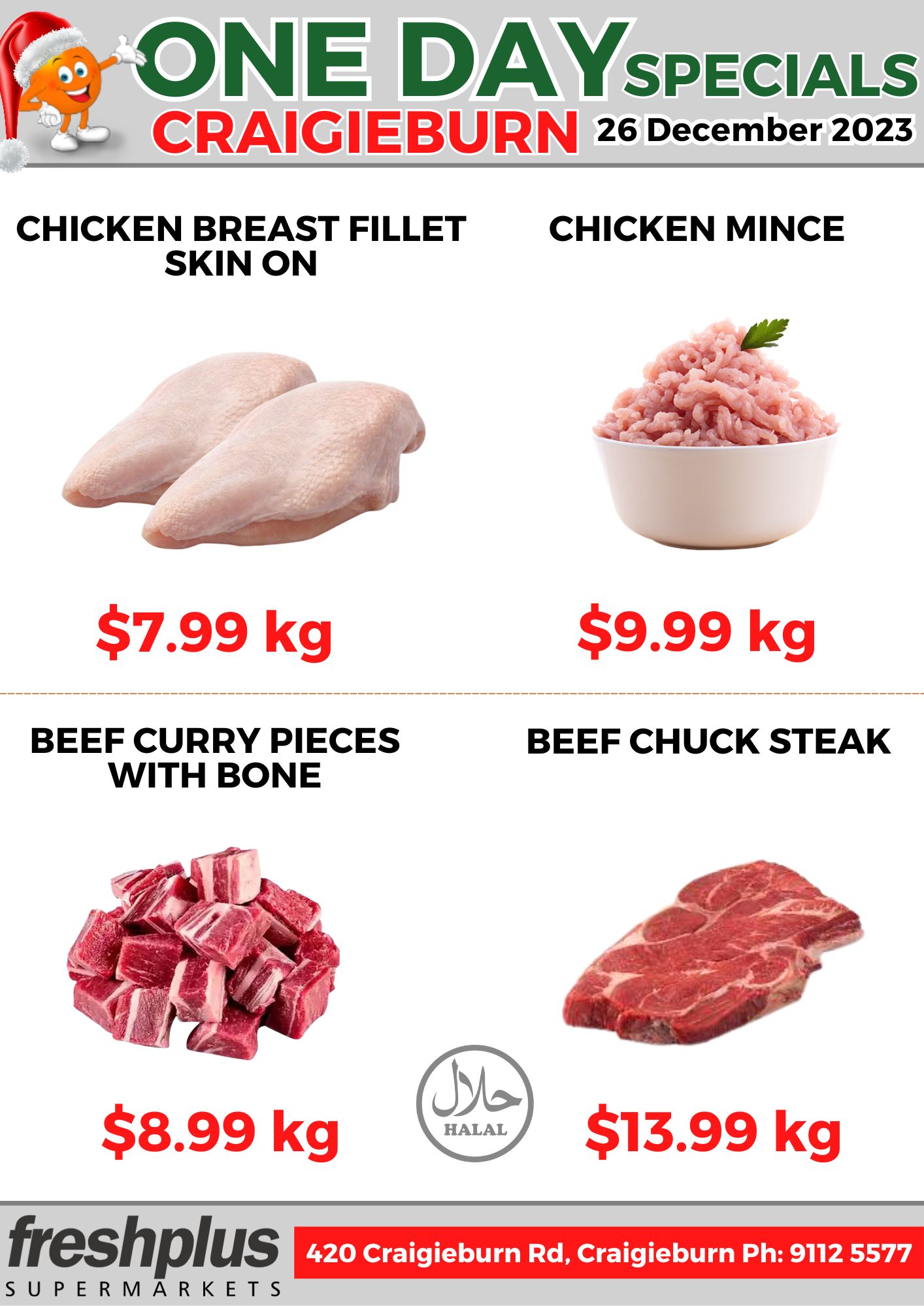 FRESHPLUS SUPER ONE DAY SPECIALS... - Freshplus Supermarkets
