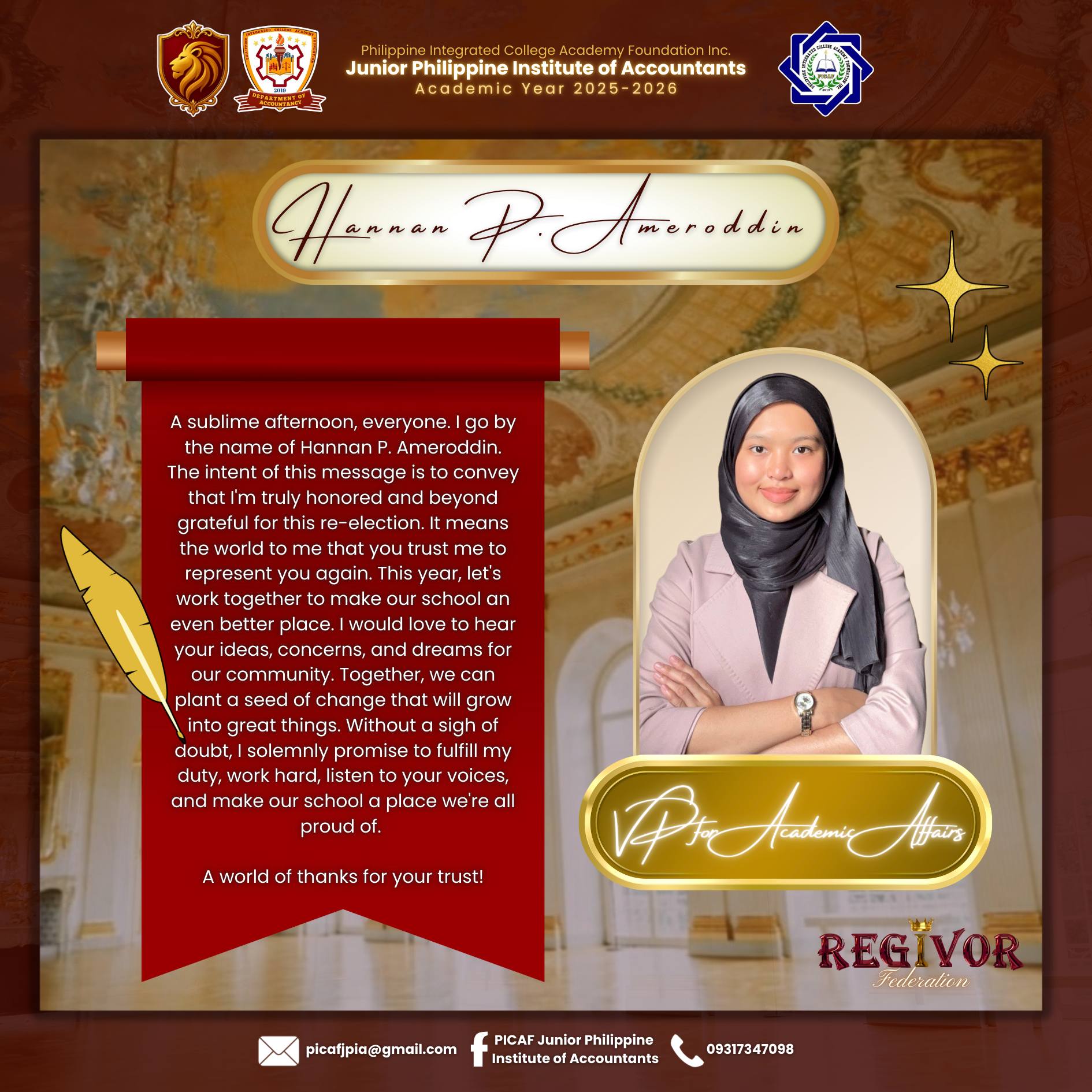 PICAF Junior Philippine Institute of Accountants | Marawi City